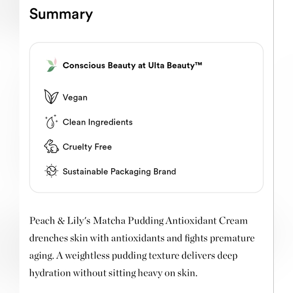 Peach & Lily Matcha Pudding Antioxidant Cream - Picture 13 of 13